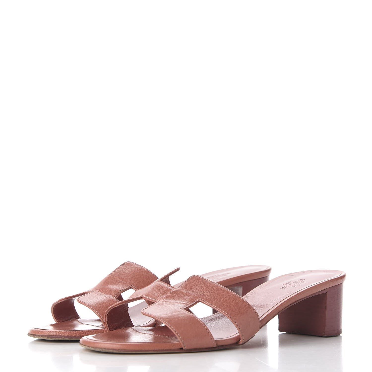 Hermes Nappa Oasis Sandals 38 Rouge Blush 4 of 20