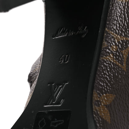 Louis Vuitton Patent Calfskin Monogram Star Trail Ankle Boots 40 Black 8 of 12
