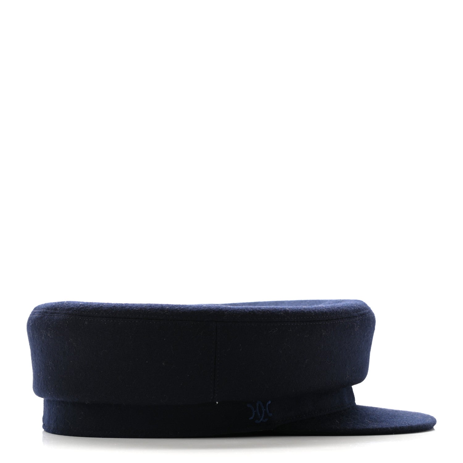 Hermes Cashmere Womens Belle-Ile Cap 58 Navy 6 of 12