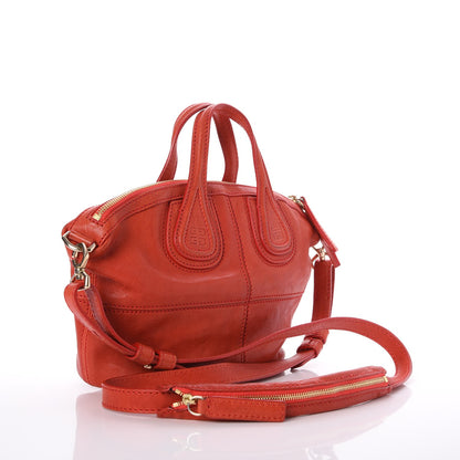 Givenchy Lambskin Micro Nightingale Orange 3 of 9