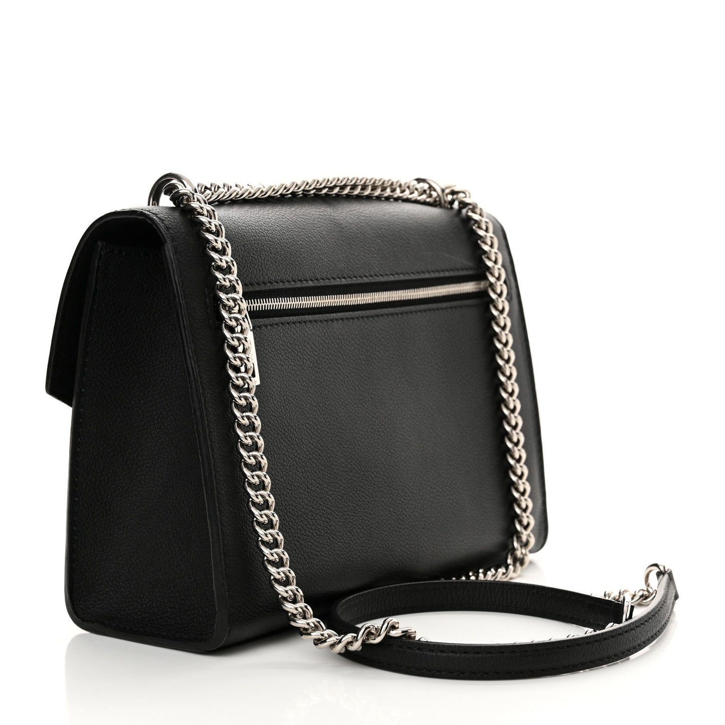 Soft Calfskin My Lockme Chain Bag BB Black