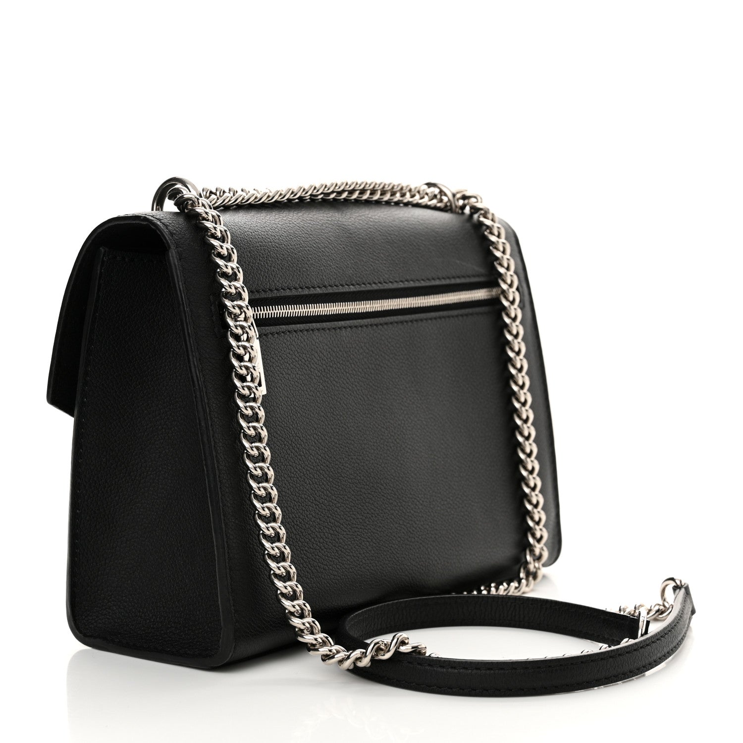 Louis Vuitton Soft Calfskin My Lockme Chain Bag BB Black 3 of 11