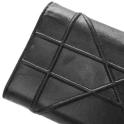 Christian Dior Grained Calfskin Diorama Wallet on Chain Pouch Black 8 of 15