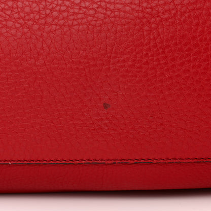 Gucci Pebbled Calfskin Medium Soho Chain Shoulder Bag Tabasco Red 12 of 12