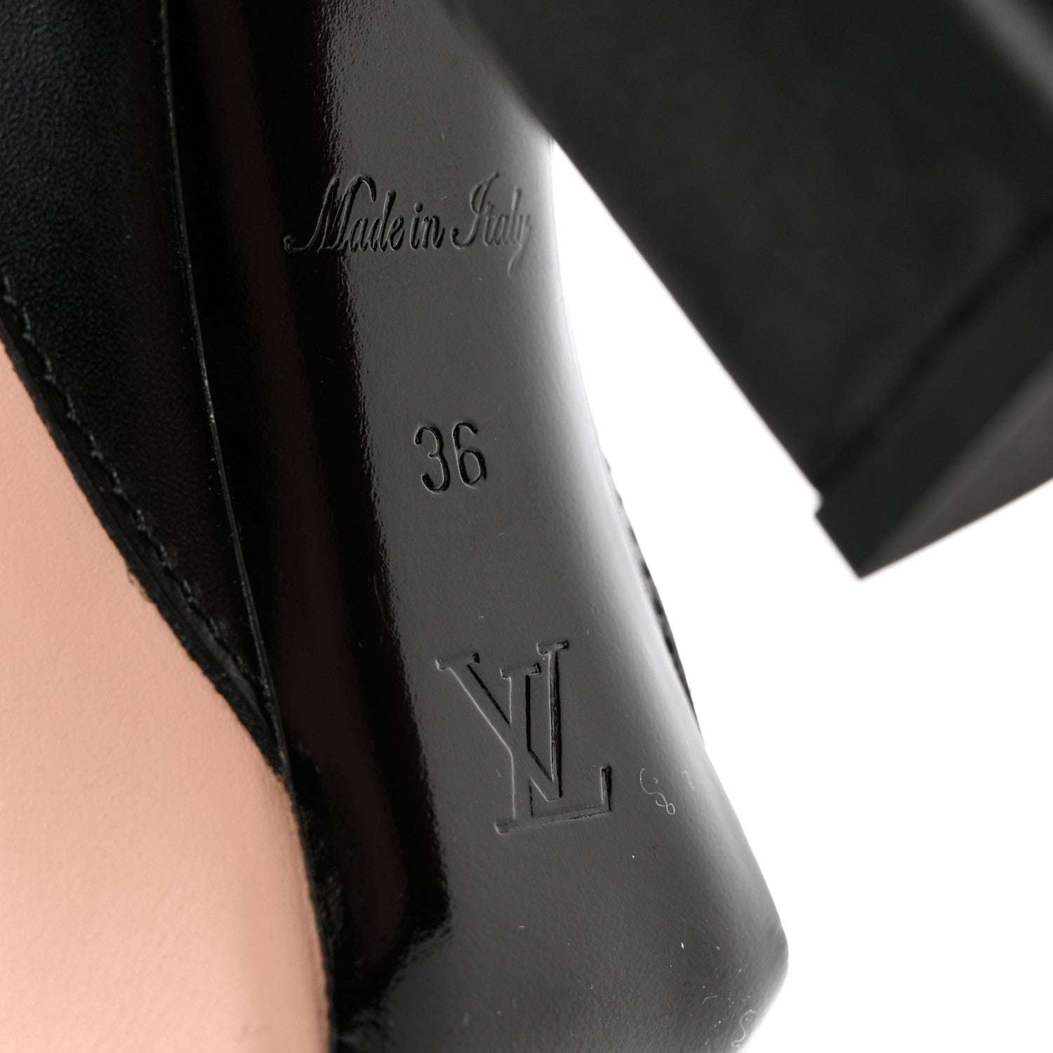 Louis Vuitton Calfskin Gamble Diva Pumps 36 Nude 8 of 12