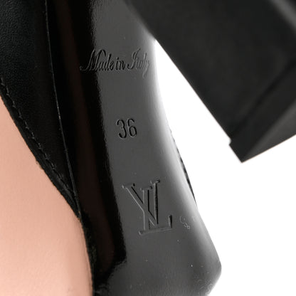 Louis Vuitton Calfskin Gamble Diva Pumps 36 Nude 8 of 12