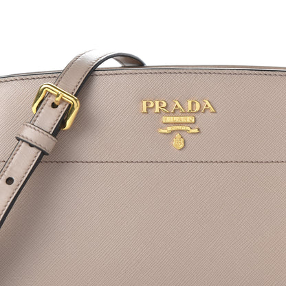 Prada Saffiano City Calfskin Esplanade Crossbody Bag Cipria 9 of 9