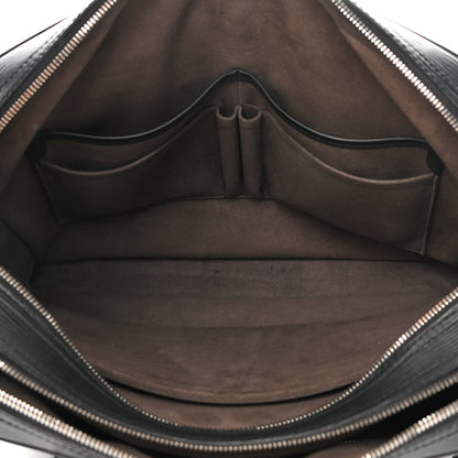Louis Vuitton Epi Brooks Briefcase Black 5 of 20