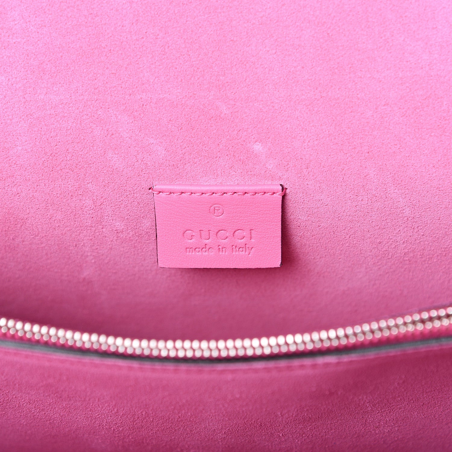 Gucci GG Supreme Monogram Suede Pierced Heart Embroidered Medium Dionysus Shoulder Bag Beige Ebony Pink Tropical Flower 5 of 14
