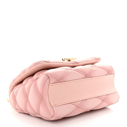 Louis Vuitton Lambskin Malletage Top Handle GO-14 MM Rosabella 5 of 10