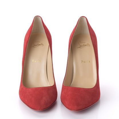 Christian Louboutin Veau Velours Eloise 100 Pumps 40 Loubi 2 of 8