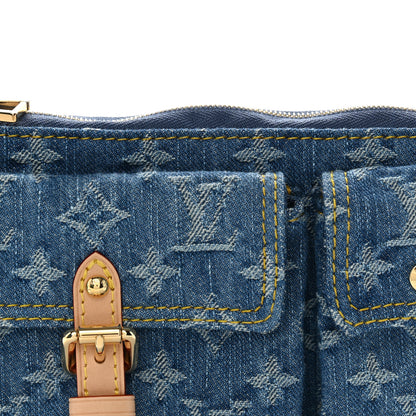 Louis Vuitton Monogram Pochette Accessories Cargo Blue Denim 7 of 9