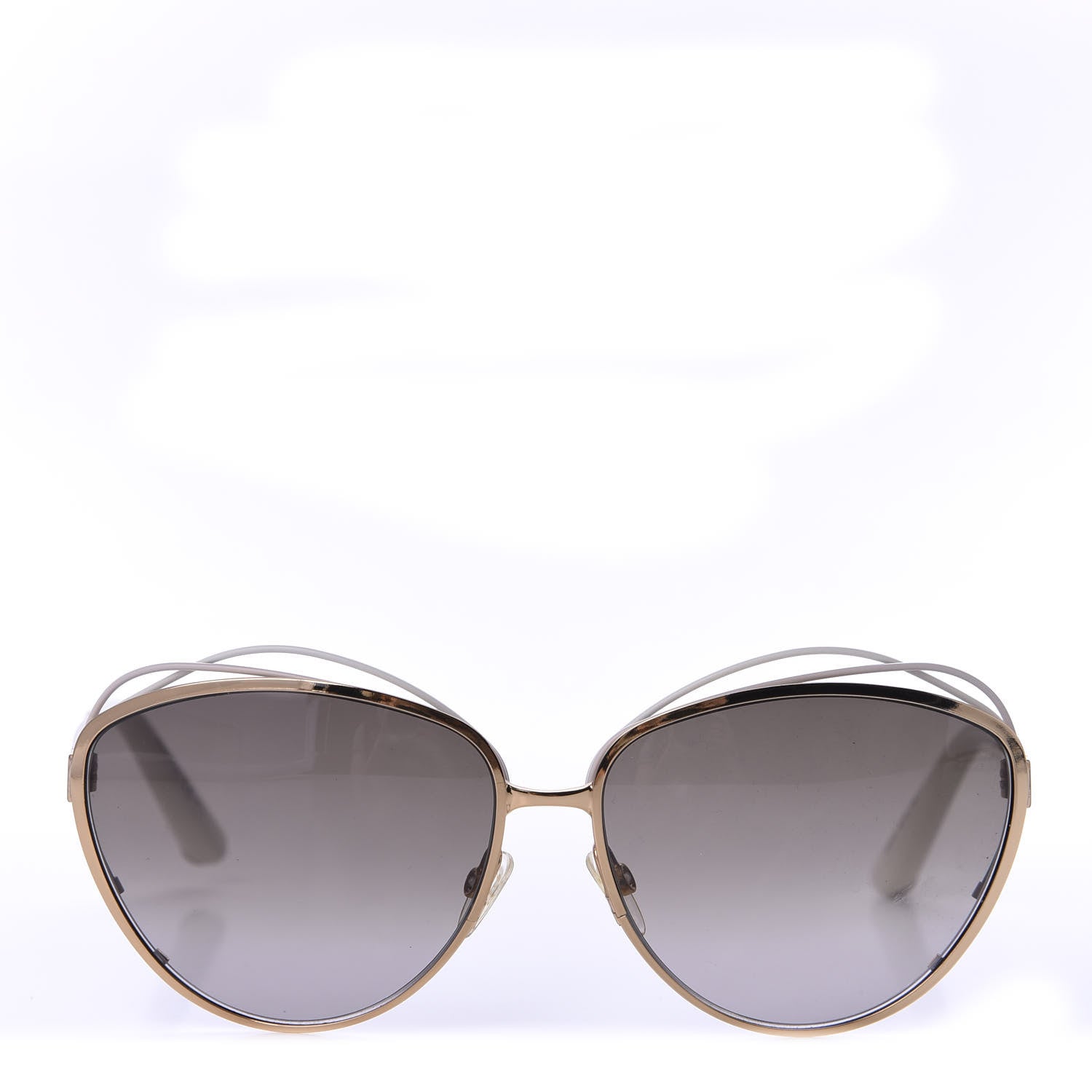 Christian Dior Metal Dior Songe Sunglasses Gold White 5 of 14
