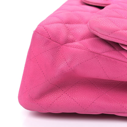 Chanel Iridescent Caviar Quilted Jumbo Double Flap Pink 10 of 10