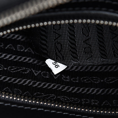 Prada Vitello Phenix Messenger Satchel Black 7 of 10