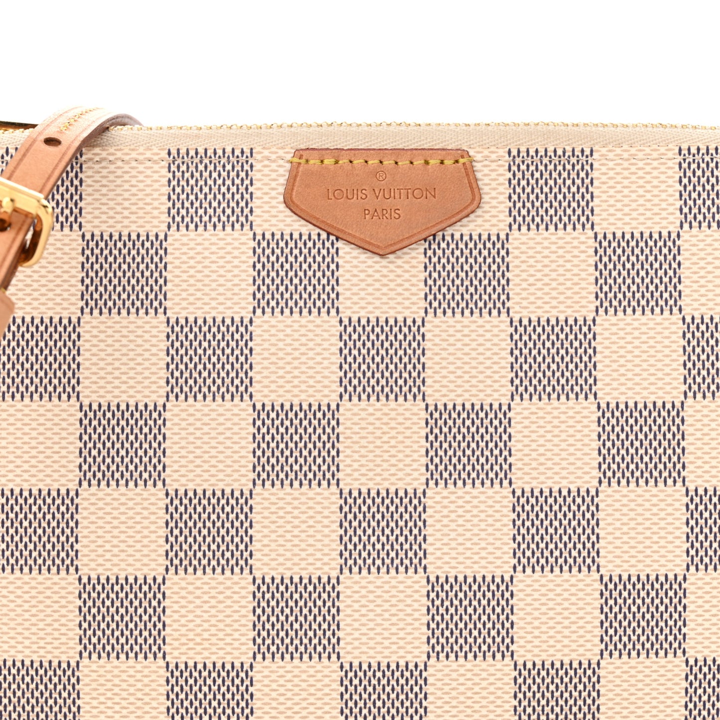 Damier Azur Double Zip Pochette