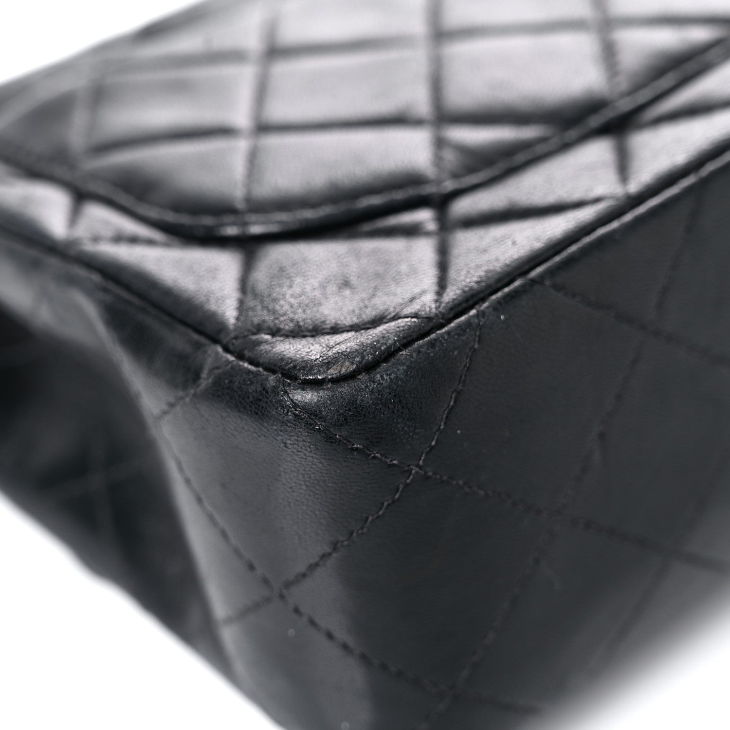Chanel Lambskin Quilted Mini Square Flap Bag Black 10 of 28