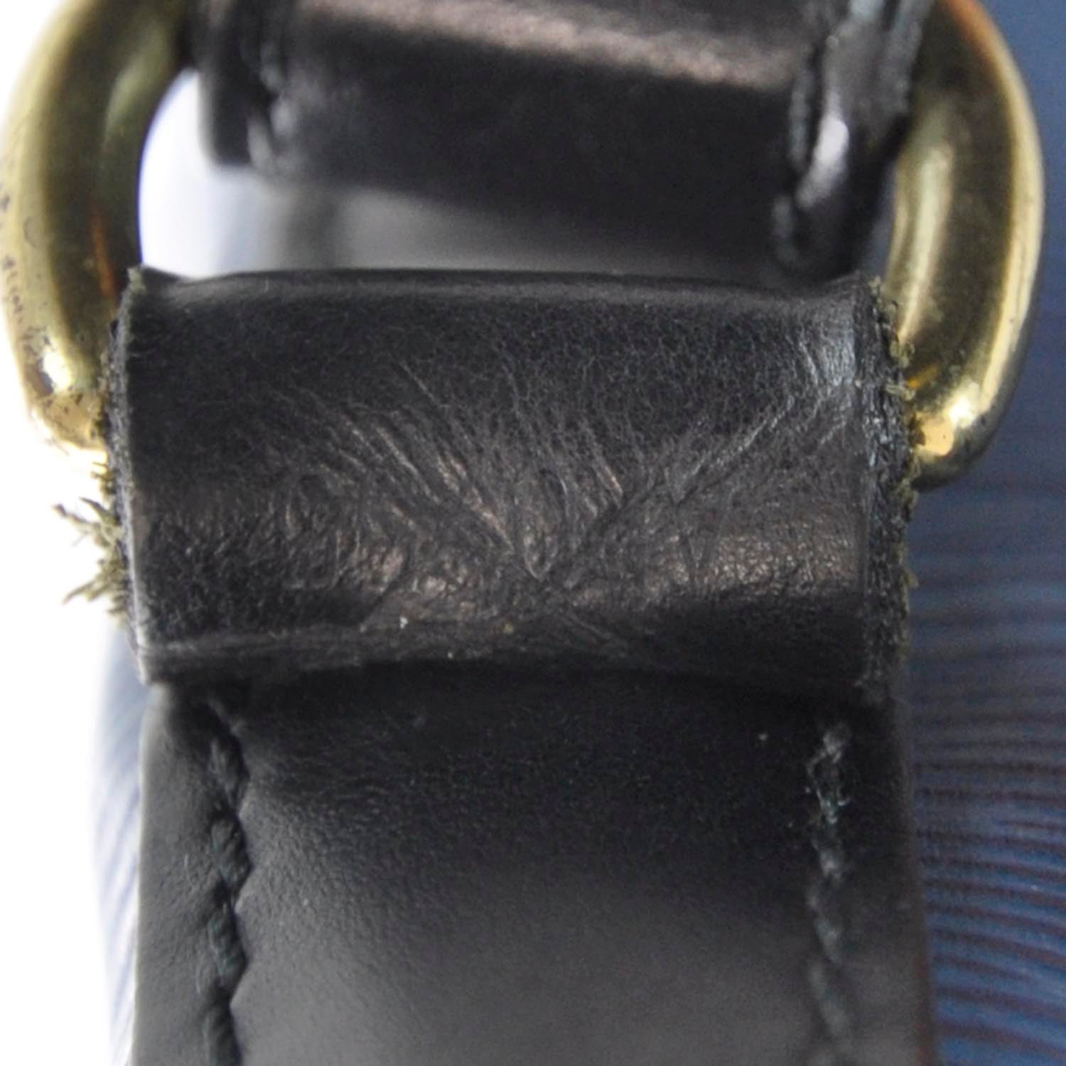 Louis Vuitton Epi Petit Noe Blue Black 7 of 8
