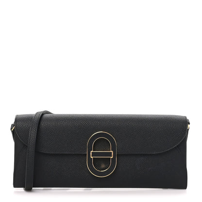 Hermes Epsom Enamel Maillon Wallet To Go Black 1 of 10