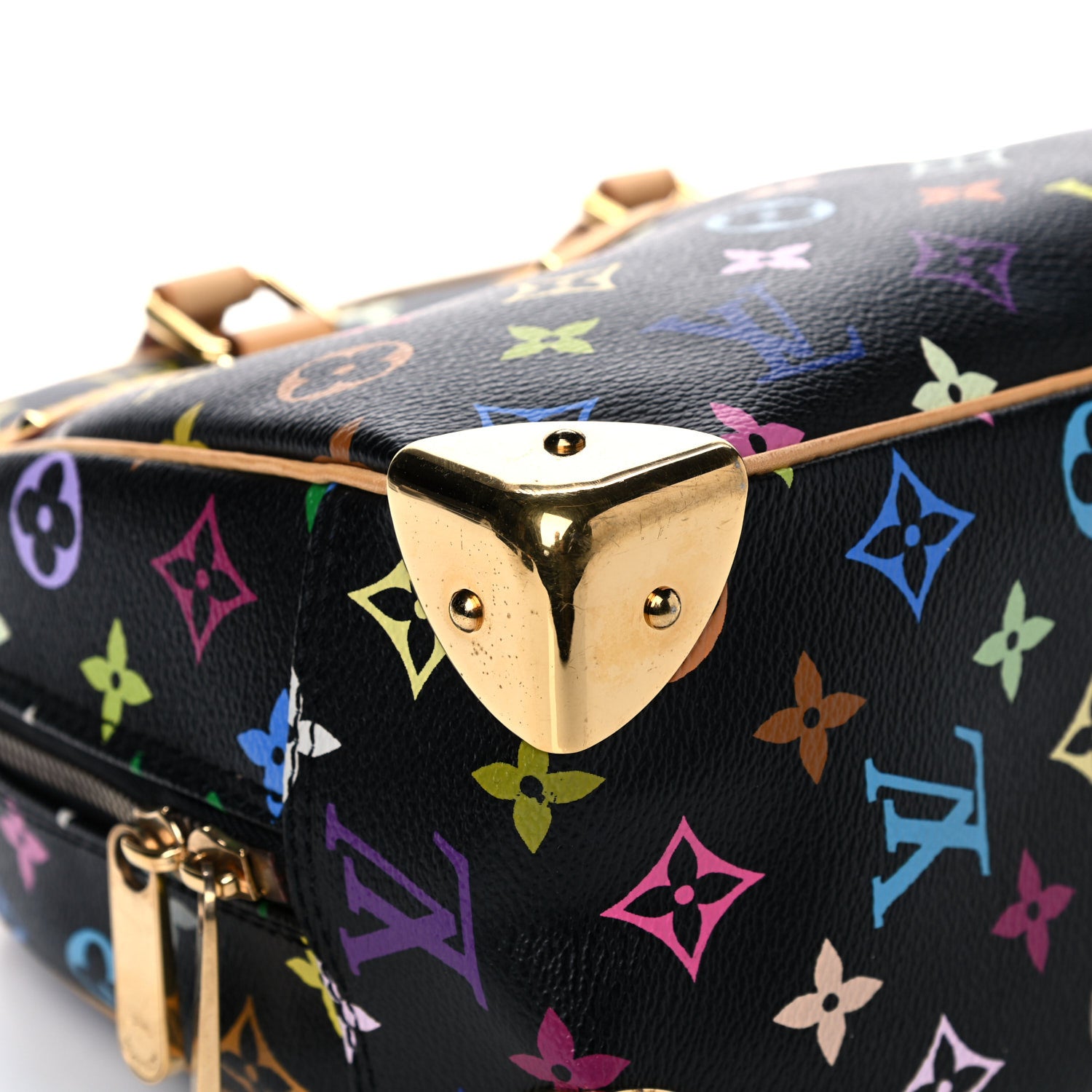 Louis Vuitton Monogram Multicolor Trouville Black 8 of 23