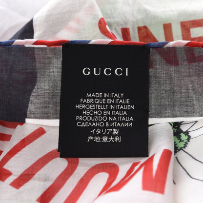 Gucci Cotton Panther Face Pocket Square 3 of 4