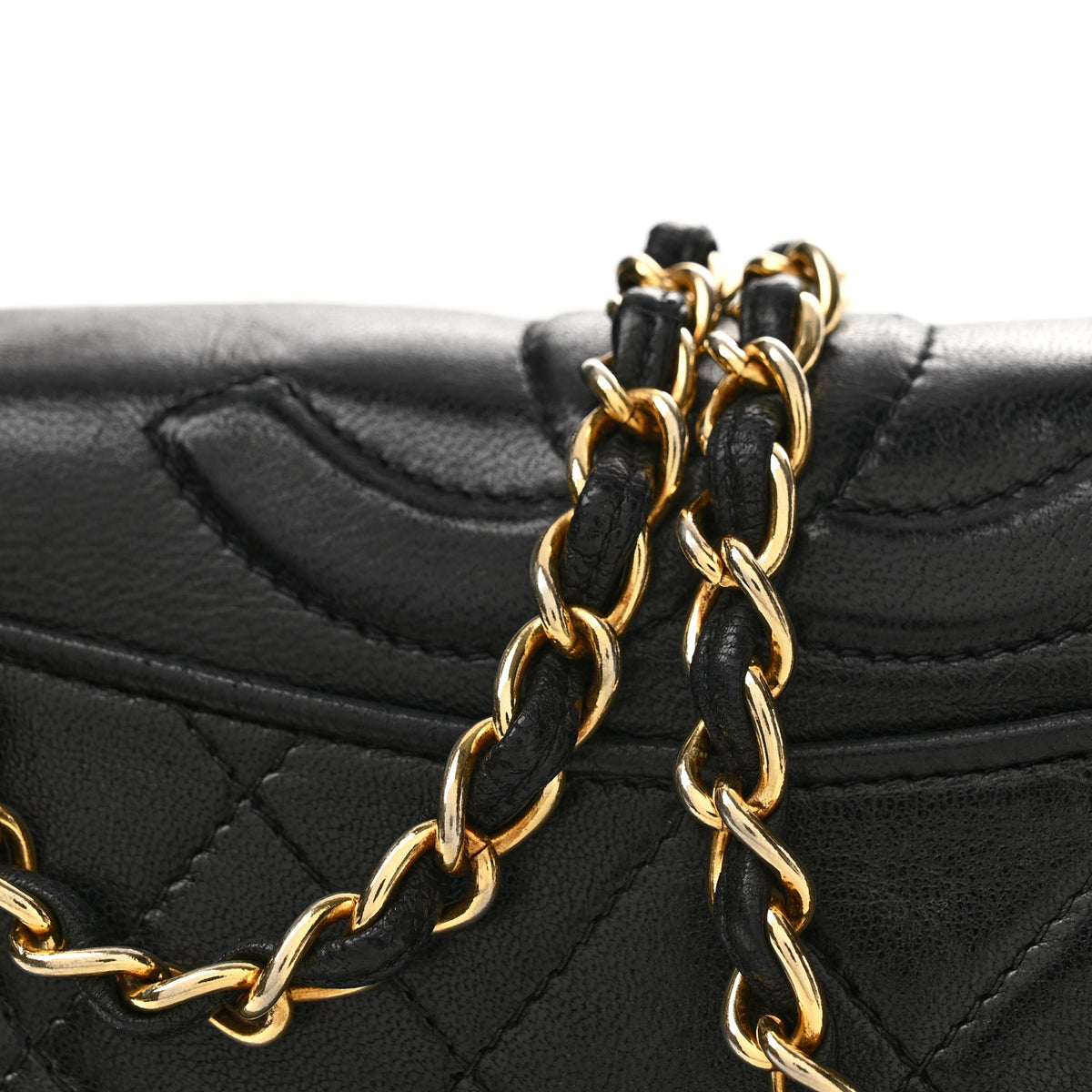 Chanel Lambskin Quilted CC Small Single Flap Black 14 of 14