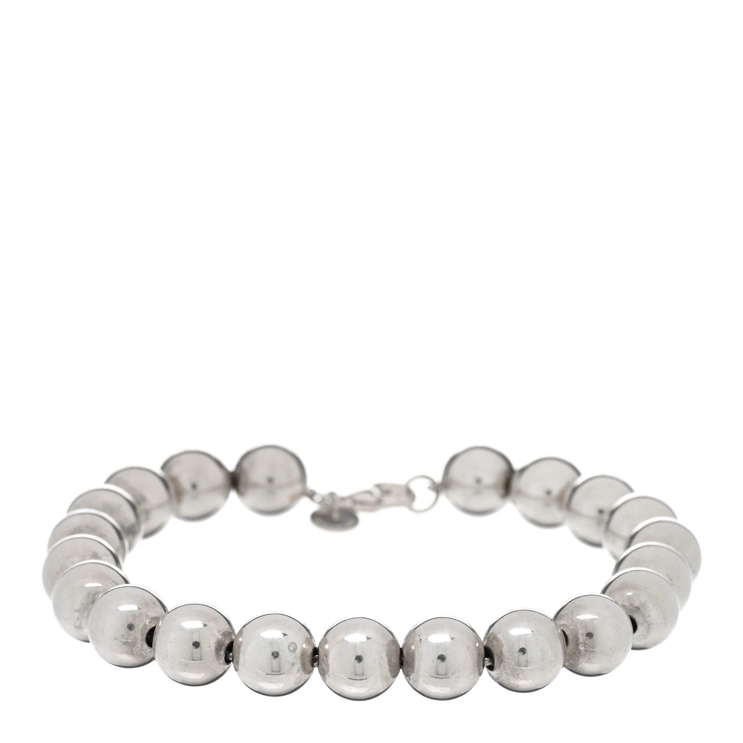 Tiffany Sterling Silver 8mm HardWear Ball Bracelet 1 of 3