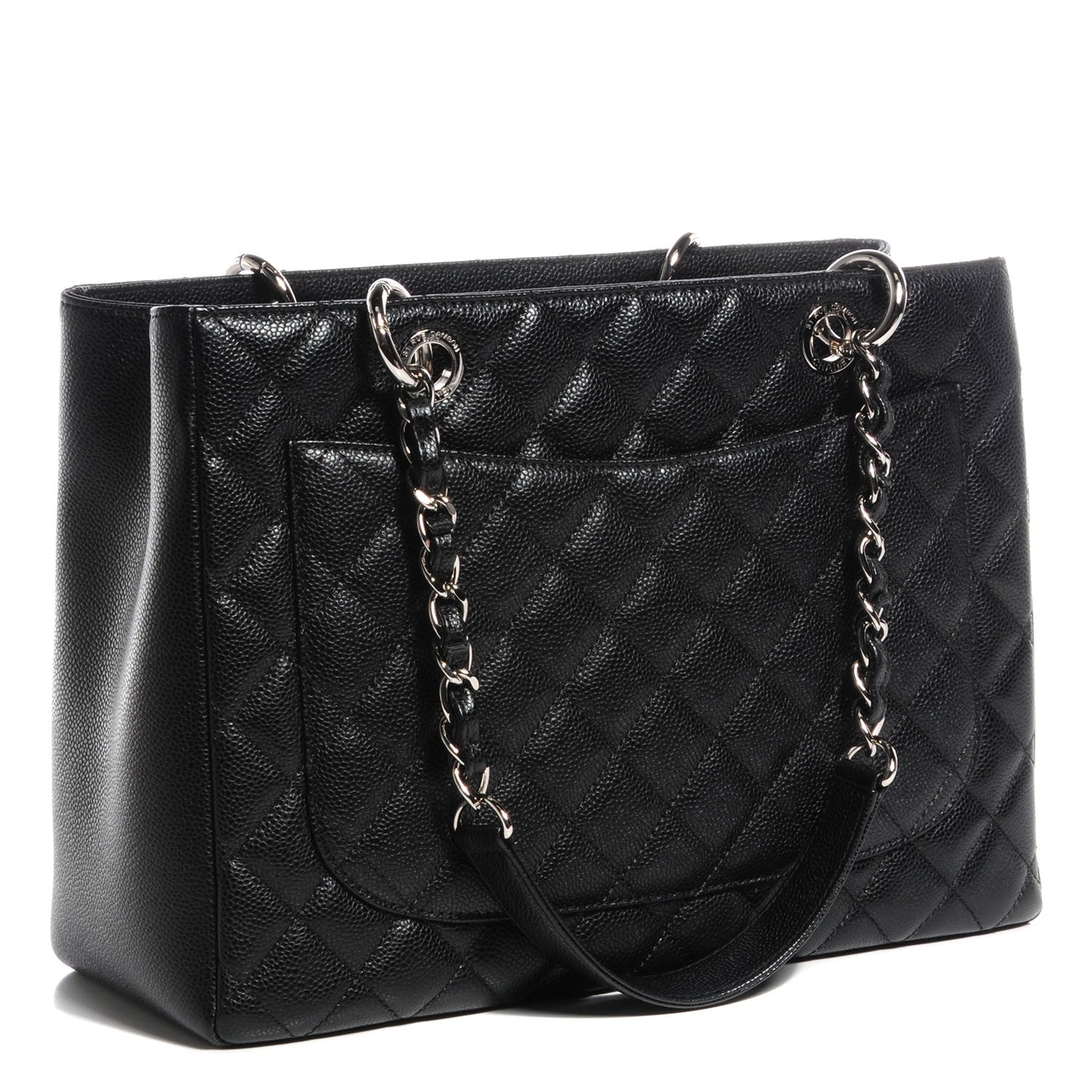 Chanel Caviar Grand Shopping Tote GST Black 2 of 9