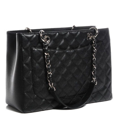 Chanel Caviar Grand Shopping Tote GST Black 2 of 9