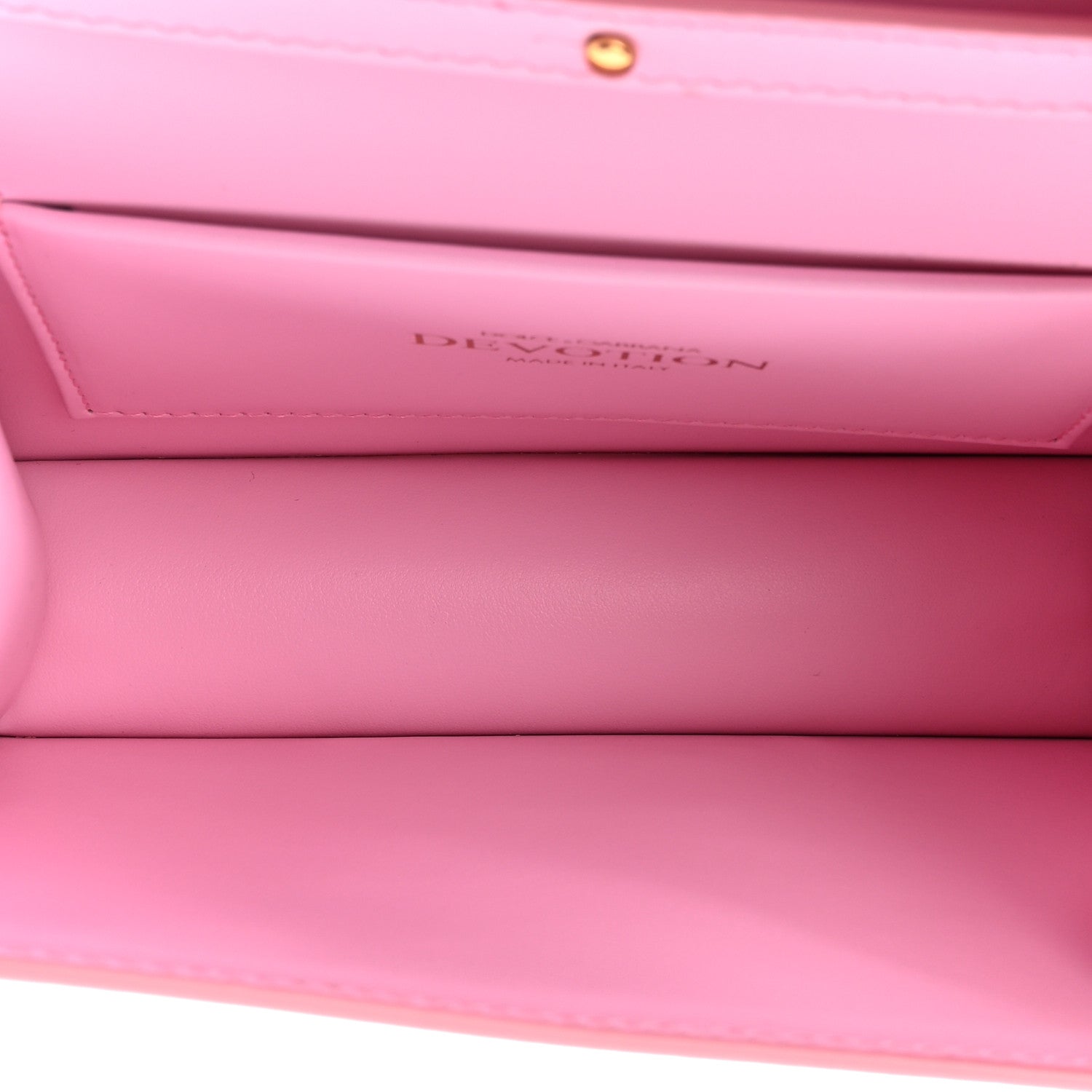 Dolce & Gabbana Smooth Calfskin Small Devotion Envelope Top Handle Bag Candy 5 of 11