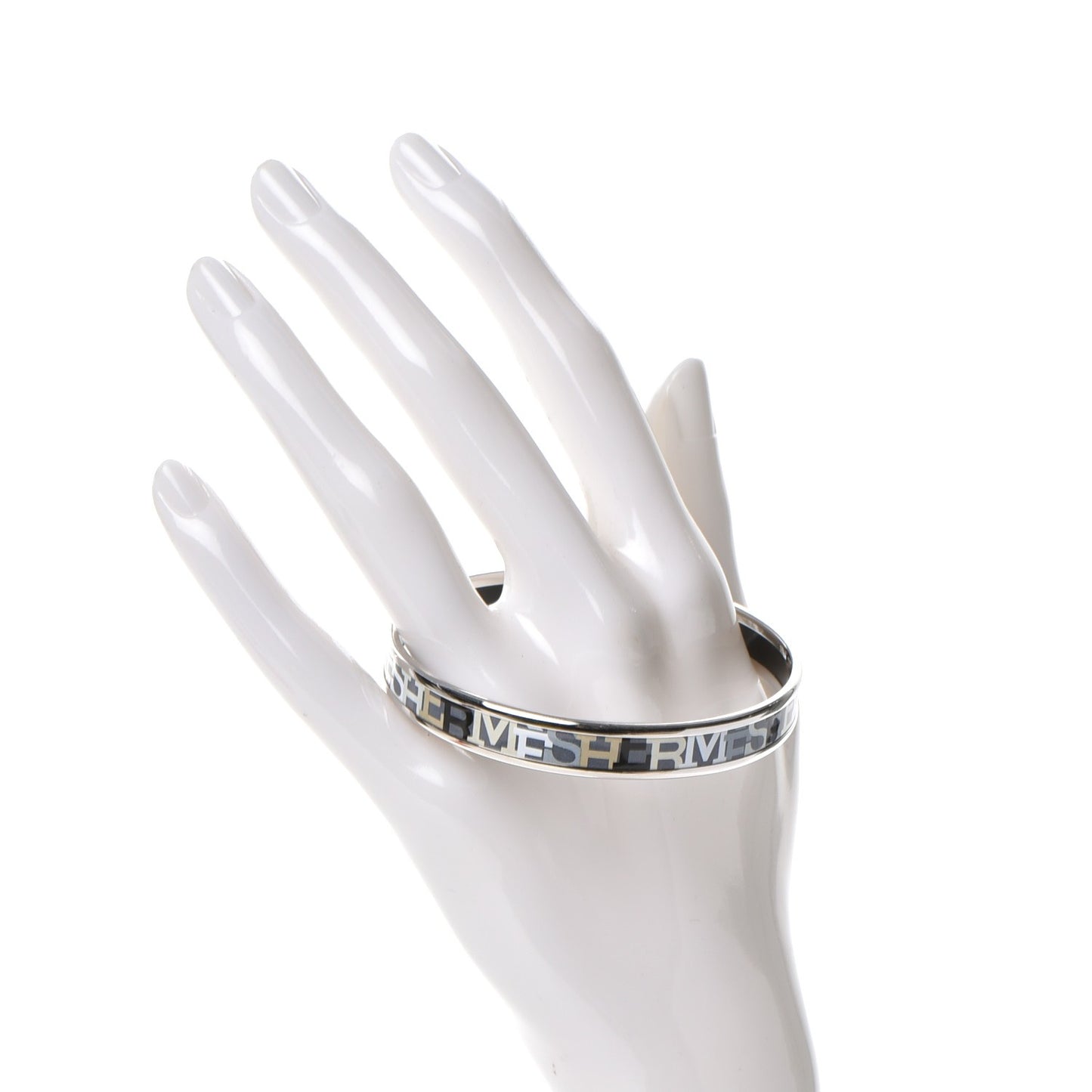 Enamel Printed Narrow Capitales Bracelet 65