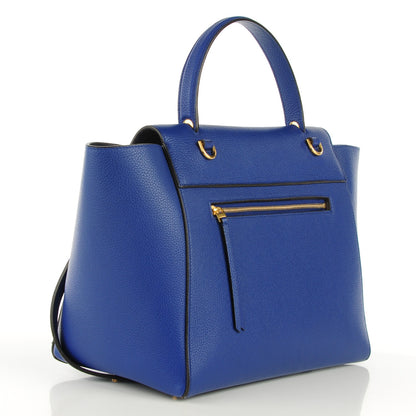 Celine Drummed Calfskin Small Belt Bag Indigo 3 of 9