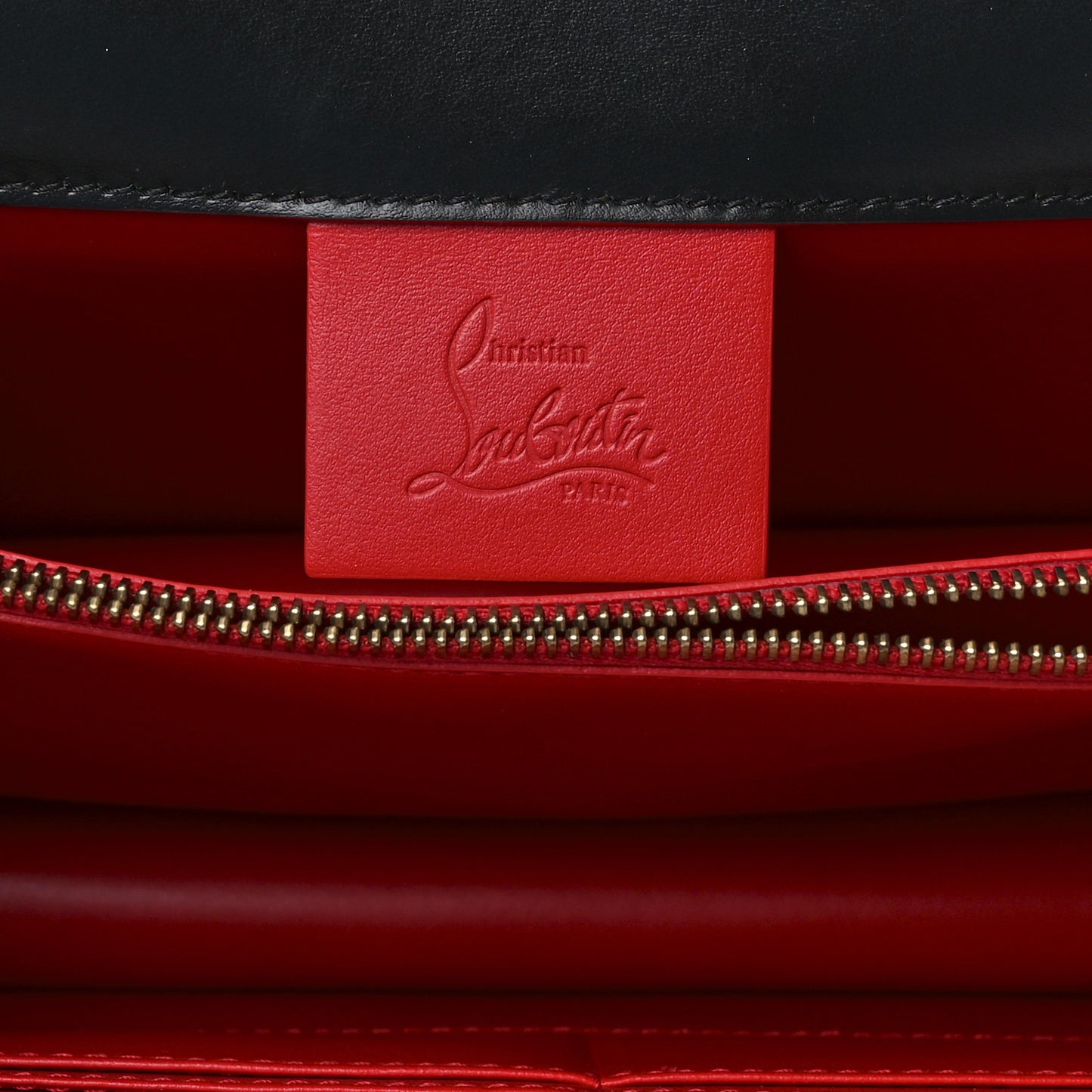 Calfskin Large Elisa Shoulder Bag Black