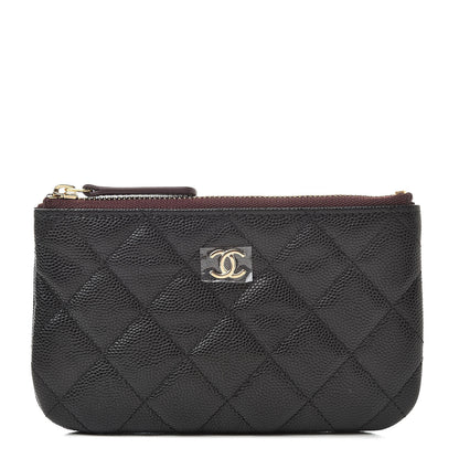Chanel Caviar Quilted Small Cosmetic Case Black 1 of 8