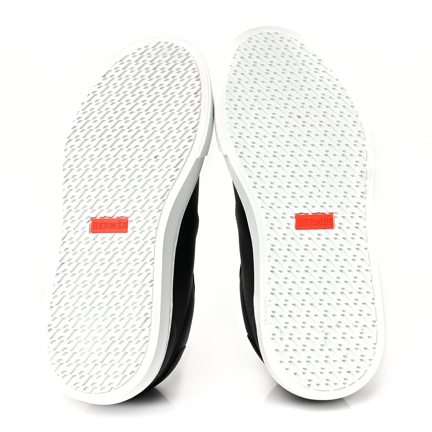 Hermes Calfskin Day Sneakers 36.5 Black 5 of 9
