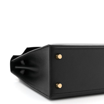Hermes Epsom Kelly Sellier 25 Black 9 of 11