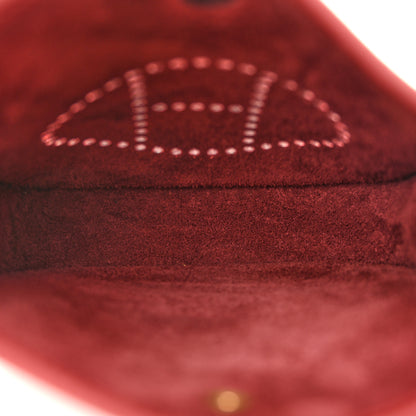 Hermes Taurillon Clemence Evelyne TPM Rouge H 5 of 11