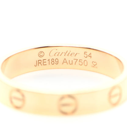 Cartier 18K Yellow Gold 3.5mm LOVE Wedding Band Ring 54 6.75 4 of 6