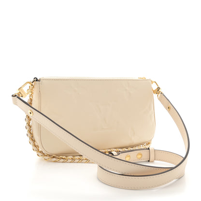 Louis Vuitton Empreinte Monogram Giant Multi Pochette Accessories Cream 3 of 10