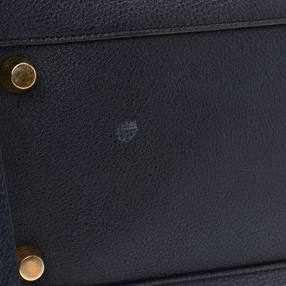 Celine Drummed Calfskin Mini Belt Bag Navy 12 of 12
