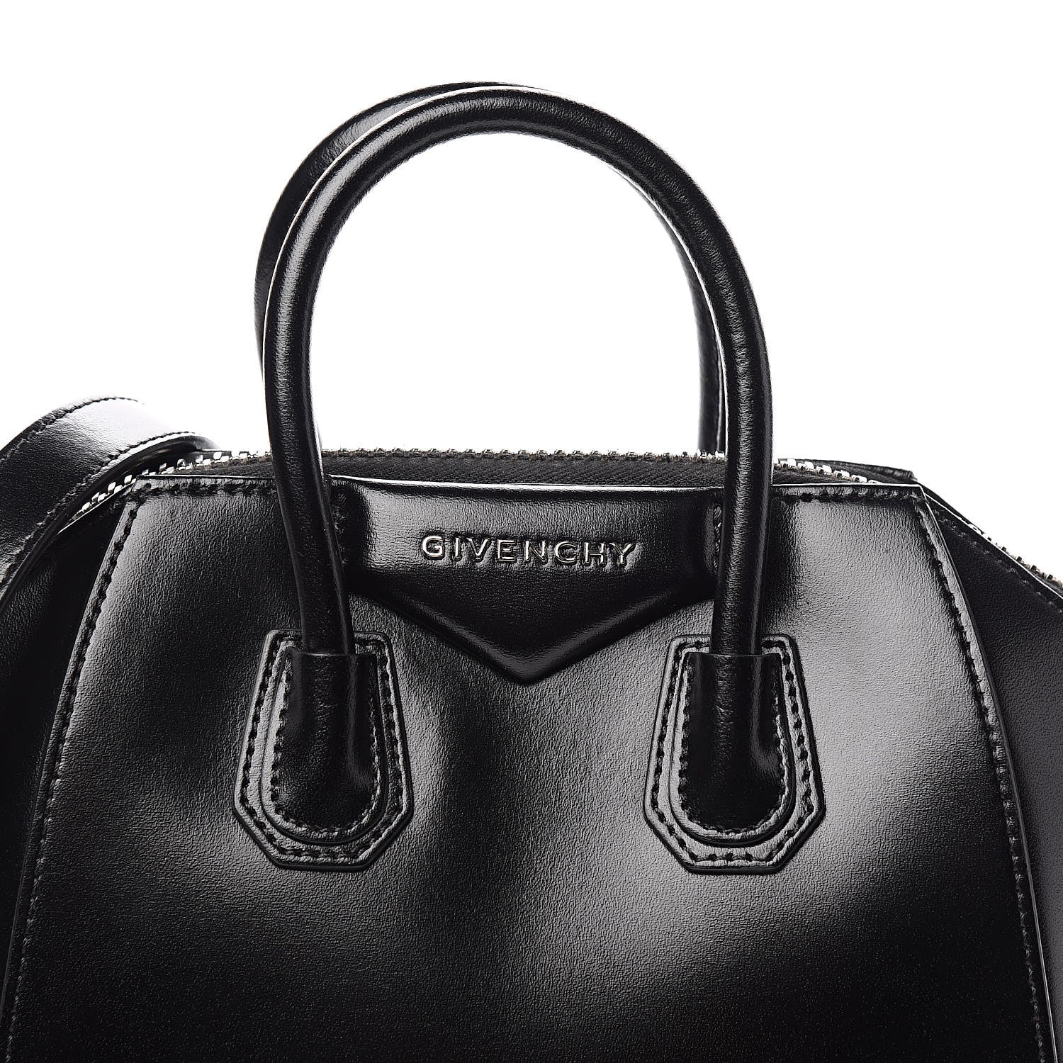 Givenchy Shiny Lord Calfskin Mini Antigona Black 10 of 10