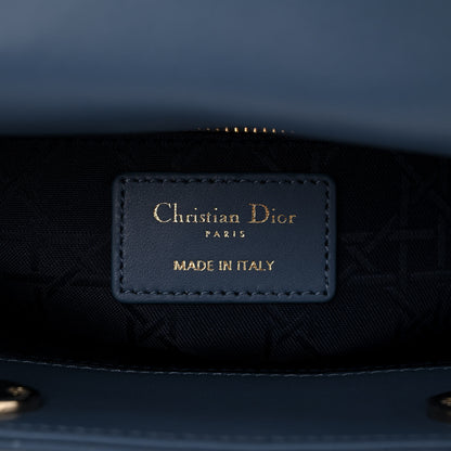 Christian Dior Lambskin Cannage Small My ABCDior Lady Dior Denim Blue 6 of 11