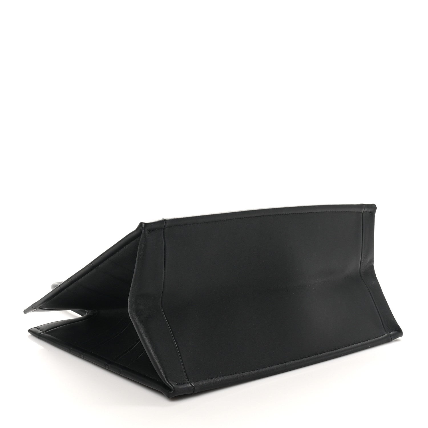 Christian Dior Calfskin Embossed Medium Book Tote Black 4 of 10