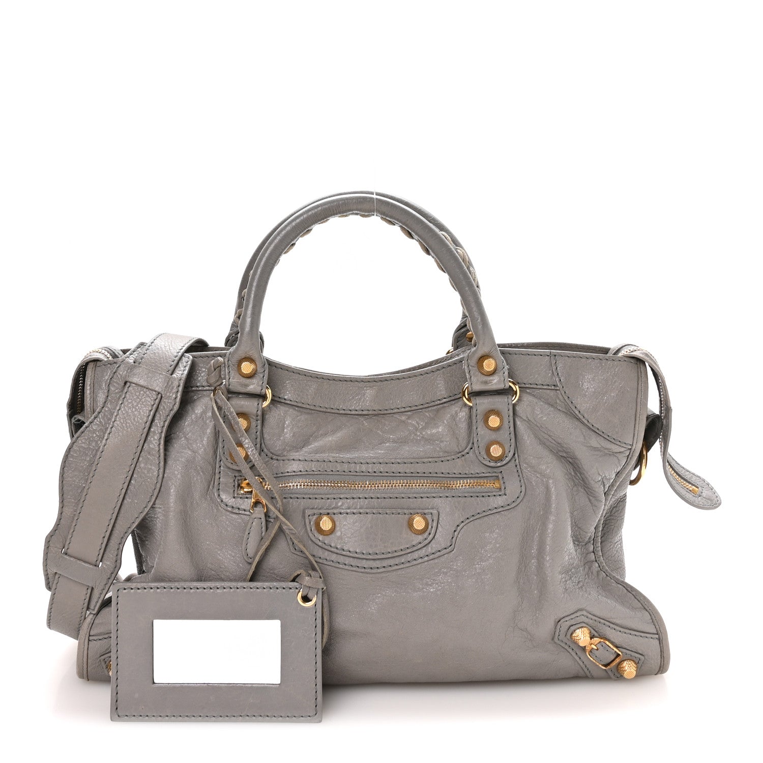 Balenciaga Agneau Giant 12 Gold Hardware City Gris Pyrite 3 of 11