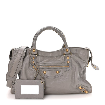 Balenciaga Agneau Giant 12 Gold Hardware City Gris Pyrite 3 of 11