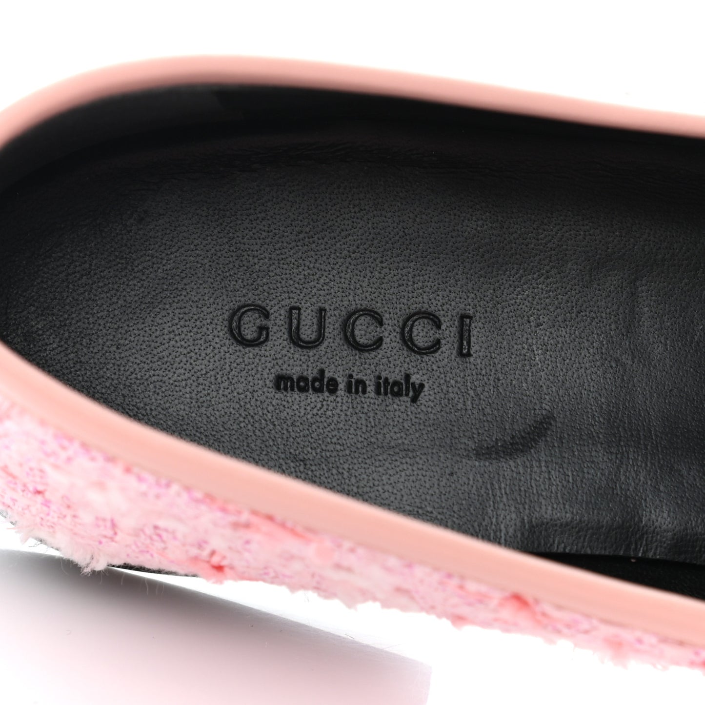 Wool Tweed Horsebit Womens Jordaan Loafers 36 Pink White Perfect Pink