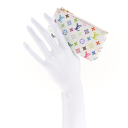 Louis Vuitton LV X TM Monogram Multicolor Key Pouch White 4 of 16