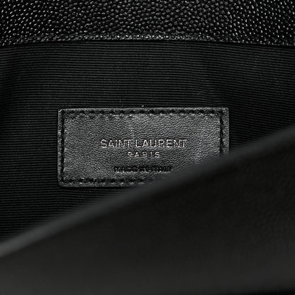 Saint Laurent Grain De Poudre Uptown Pouch Black 6 of 8