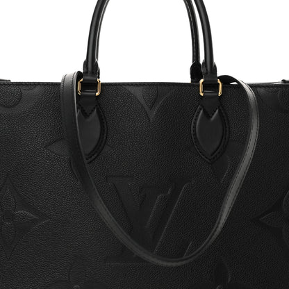 Louis Vuitton Empreinte Monogram Giant Onthego MM Black 7 of 12