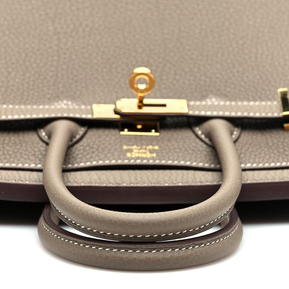 Hermes Togo Birkin 25 Etoupe 12 of 33